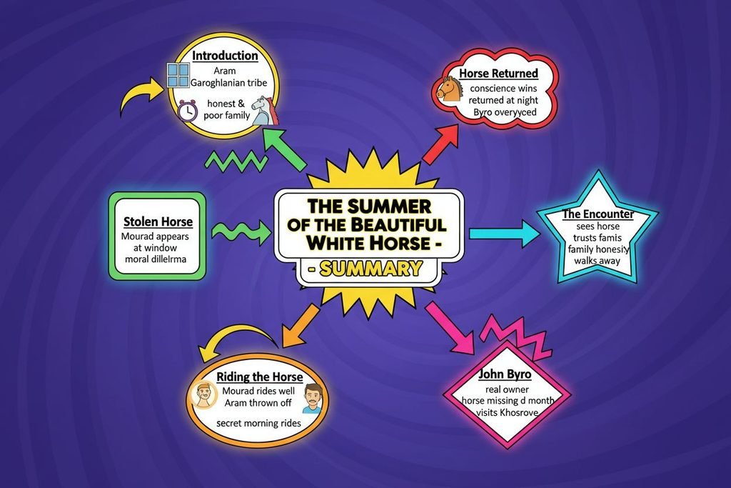 Summary — The Summer of the Beautiful White Horse