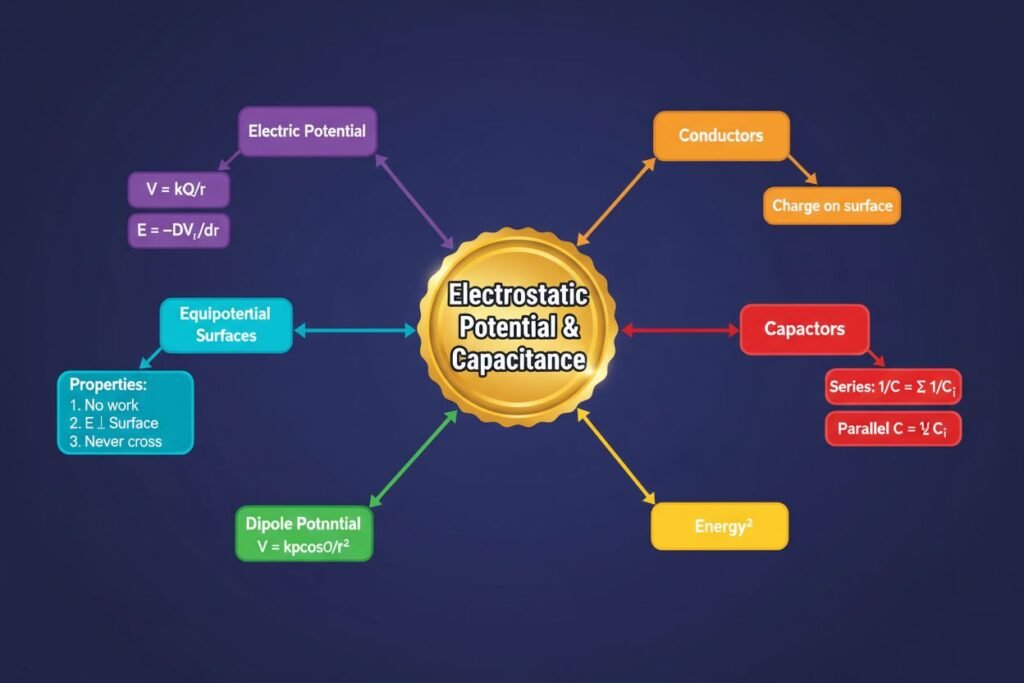 Electrostatic Potential and Capacitance Class 12