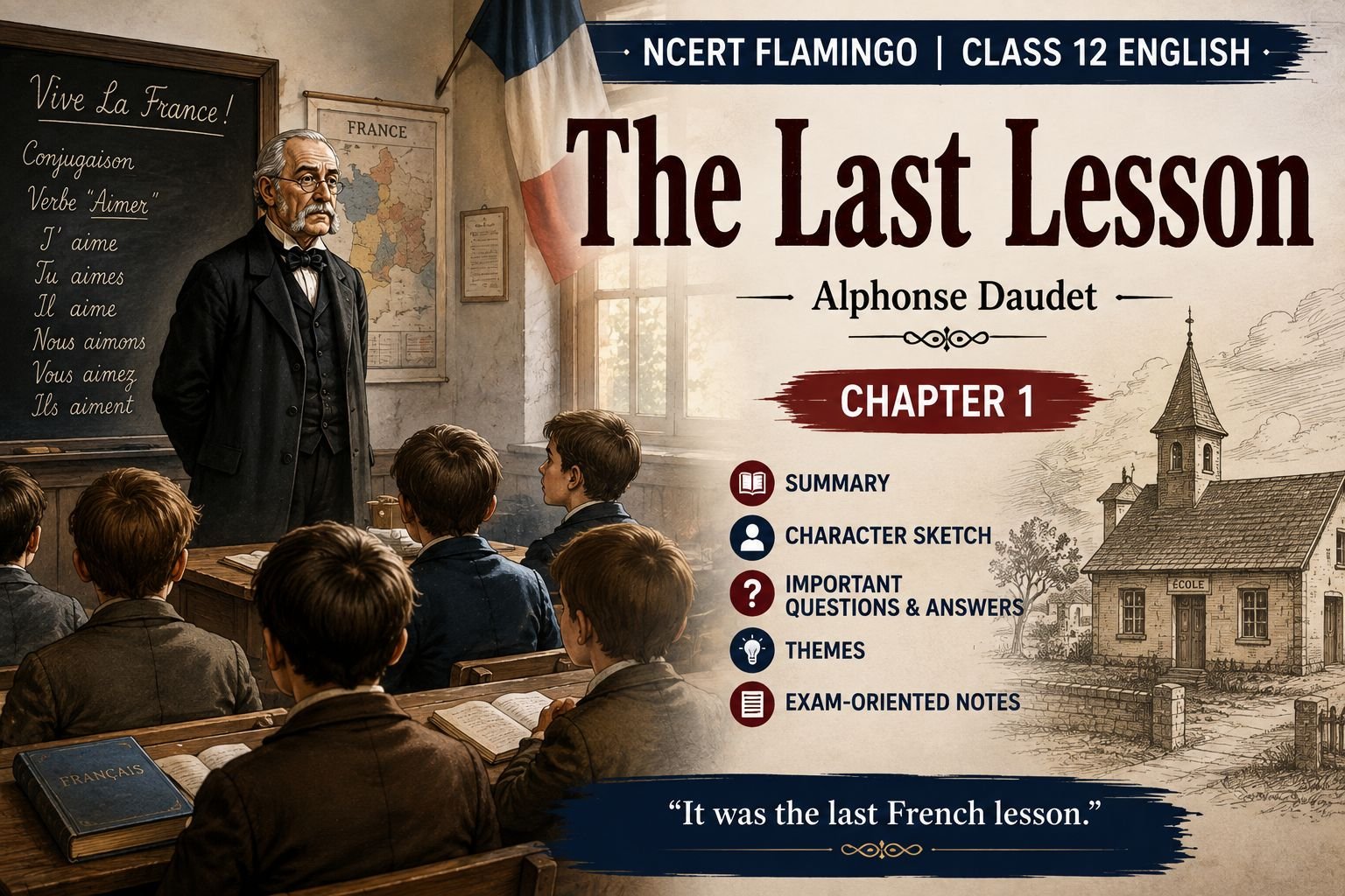The Last Lesson NCERT Class 12 English